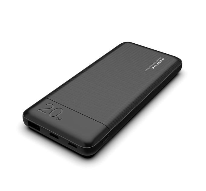 Зовнішній акумулятор Power Bank Pineng PN-852 PD 10000mAh QC 3.0 + 20W PD Fast Charging Power Bank, Black