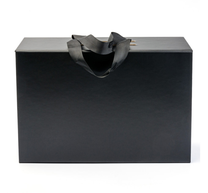 Подарункова коробка Gift Box Unlimited S1 Black 31 х 20,5 х 11 см на магнітах з ручками, Чорна