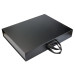 Подарункова коробка Gift Box Unlimited S3 Black 48 х 38 х 7,5 см на магнітах з ручками, Чорна