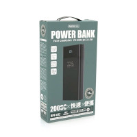 Портативний зовнішній акумулятор Power Bank Remax RPP-672 Reciuy Series 20000mAh PD20W+QC22.5W зі швидкою зарядкою Black