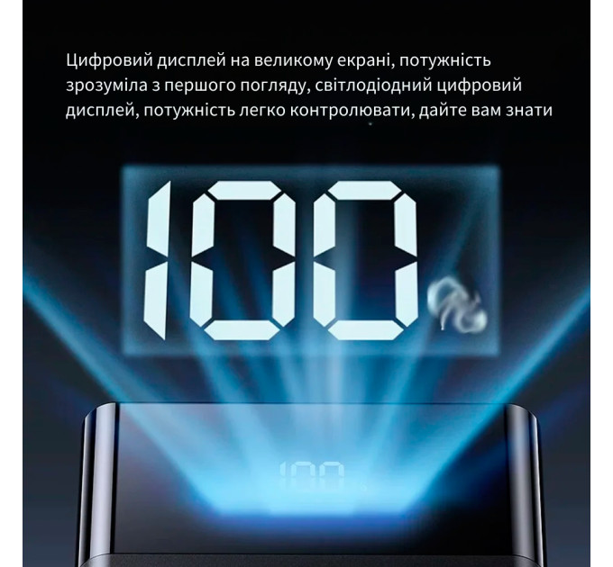 Портативный внешний аккумулятор Power Bank Remax RPP-672 Reciuy Series 20000mAh PD20W+QC22.5W с быстрой зарядкой Black