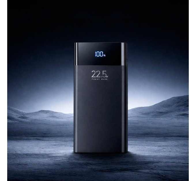 Портативный внешний аккумулятор Power Bank Remax RPP-672 Reciuy Series 20000mAh PD20W+QC22.5W с быстрой зарядкой Black