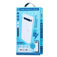 Портативний зовнішній акумулятор REMAX RPP-72 Piloteer Series 20000mAh PD+QC Fast Charging Power Bank(PD 20W+QC 22.5W) зі швидкою зарядкою Black