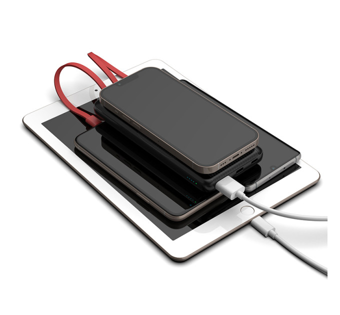 Зовнішній акумулятор Power Bank Pineng PN-852 PD 10000mAh QC 3.0 + 20W PD Fast Charging Power Bank, White