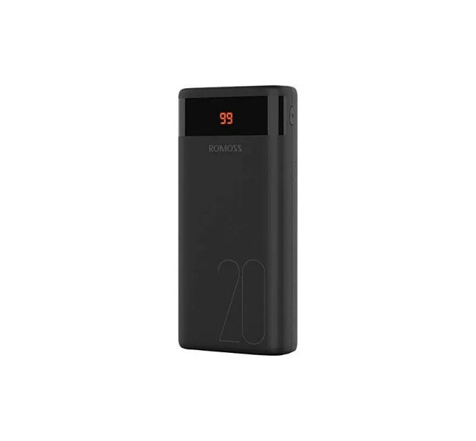 Зовнішній акумулятор Romoss 20000mAh Ares20 Black