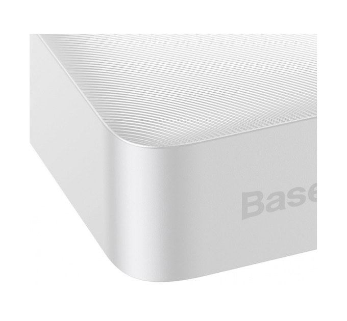 Зовнішній акумулятор Power Bank Baseus Bipow 20000 mAh 15 W White