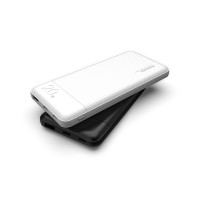 Зовнішній акумулятор Power Bank Pineng PN-852 PD 10000mAh QC 3.0 + 20W PD Fast Charging Power Bank, White