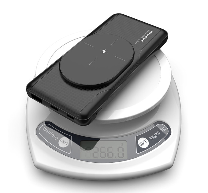 Зовнішній акумулятор Power Bank Pineng PN-853 PD 20W PD 3.0/QC3.0 Quick Charge, 15W Fast Wireless Charging 10000mAh Black