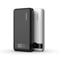 Зовнішній акумулятор Power Bank Pineng PN-861 PD Type-C PD + QC 20W Fast Charge 20000 mAh Quick Charge 3.0 Black