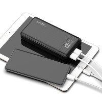 Зовнішній акумулятор Power Bank Pineng PN-861 PD Type-C PD + QC 20W Fast Charge 20000 mAh Quick Charge 3.0 Black