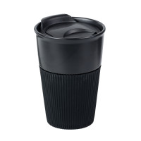 Керамічна чашка Viola Matte Black 350 мл Чорна