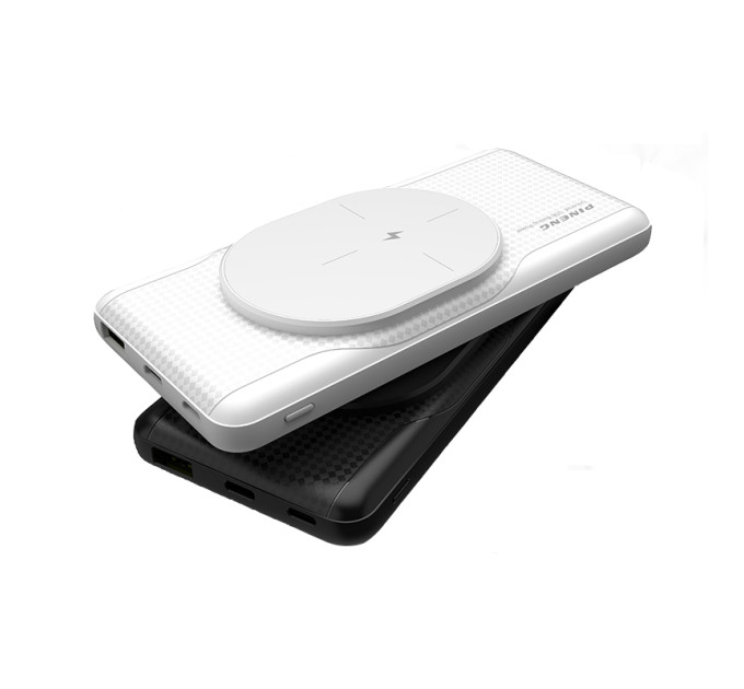 Зовнішній акумулятор Power Bank Pineng PN-853 PD 20W PD 3.0/QC3.0 Quick Charge, 15W Fast Wireless Charging 10000mAh White