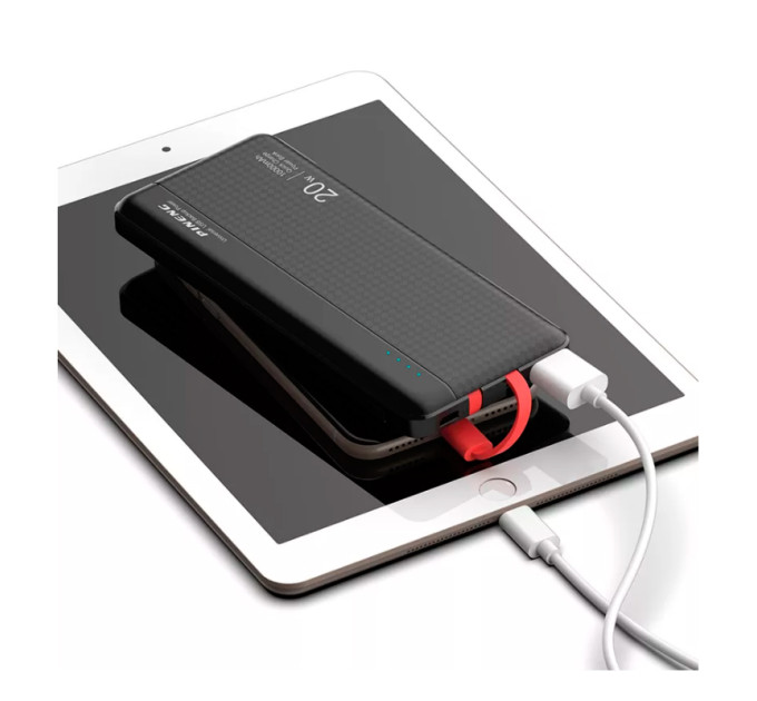 Зовнішній акумулятор Power Bank Pineng PN-856 PD Type-C PD + QC 20W Fast Charge 10000 mAh Quick Charge 3.0 White