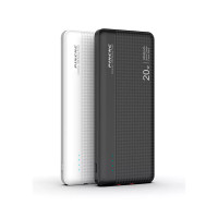 Зовнішній акумулятор Power Bank Pineng PN-856 PD Type-C PD + QC 20W Fast Charge 10000 mAh Quick Charge 3.0 Black