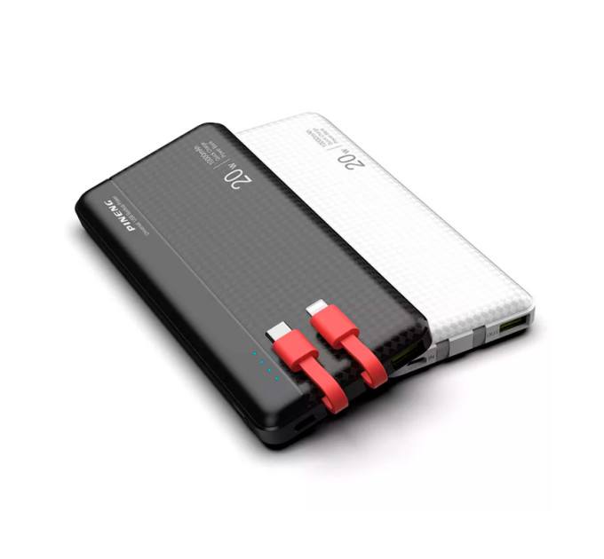Зовнішній акумулятор Power Bank Pineng PN-856 PD Type-C PD + QC 20W Fast Charge 10000 mAh Quick Charge 3.0 Black