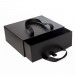 Подарункова коробка Primo Black 23 х 20 х 8,5 см з ручками, Чорна