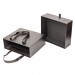 Подарункова коробка Primo Black 23 х 20 х 8,5 см з ручками, Чорна