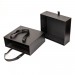 Подарункова коробка Primo Black 23 х 20 х 8,5 см з ручками, Чорна
