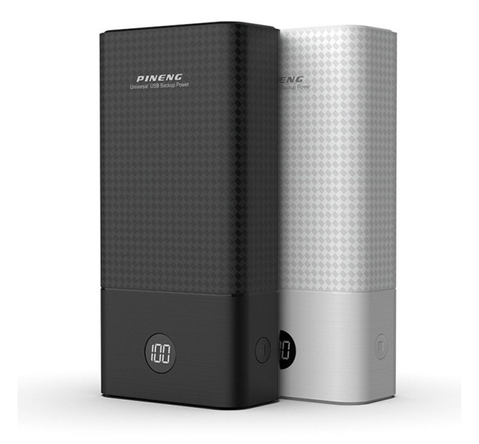 Зовнішній акумулятор Power Bank Pineng PN-899 PD 30000 mAh White