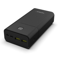 Зовнішній акумулятор Power Bank Pineng PN-899 PD 30000 mAh Black