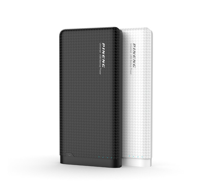 Зовнішній акумулятор Power Bank Pineng PN-931 10000 mAh Black