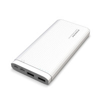 Зовнішній акумулятор Power Bank Pineng PN-931 10000 mAh White
