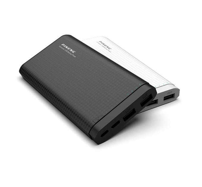 Зовнішній акумулятор Power Bank Pineng PN-931 10000 mAh Black