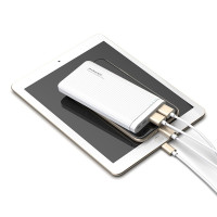 Зовнішній акумулятор Power Bank Pineng PN-931 10000 mAh White