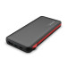 Зовнішній акумулятор Power Bank Pineng PN-972 із вбудованим Micro USB/Lightning/Type-C/USB кабелем, 10000 mAh Black(Red cable)