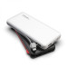 Зовнішній акумулятор Power Bank Pineng PN-972 із вбудованим Micro USB/Lightning/Type-C/USB кабелем, 10000 mAh White(Gray cable)