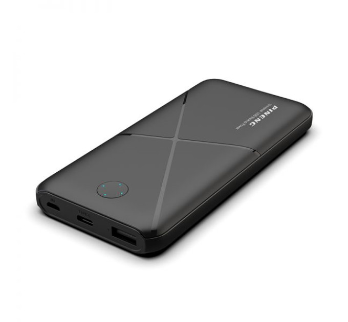 Зовнішній акумулятор Power Bank Pineng PN-973 10000 mAh Black