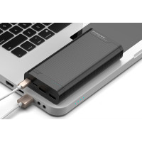 Зовнішній акумулятор Power Bank Pineng PN-932 20000 mAh Black