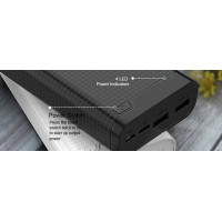 Зовнішній акумулятор Power Bank Pineng PN-932 20000 mAh Black