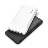 Зовнішній акумулятор Power Bank Pineng PN-936 10000 mAh 3 Input & 2 Output White