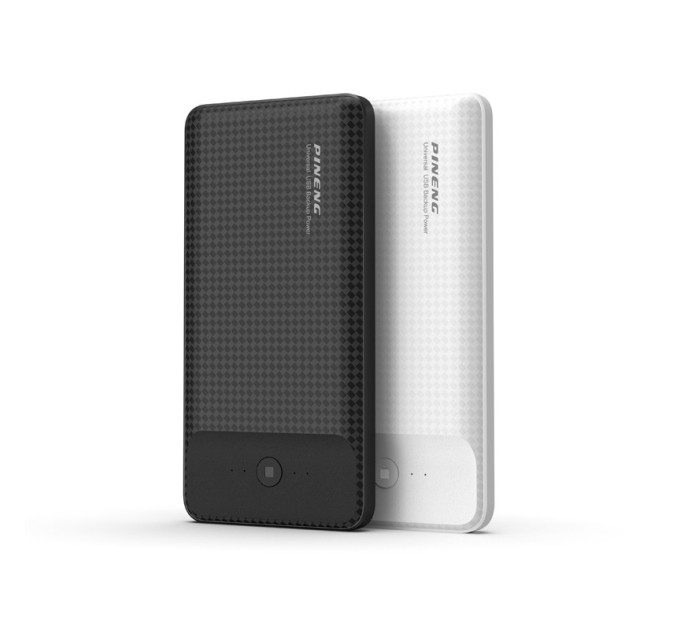 Зовнішній акумулятор Power Bank Pineng PN-936 10000 mAh 3 Input & 2 Output Black